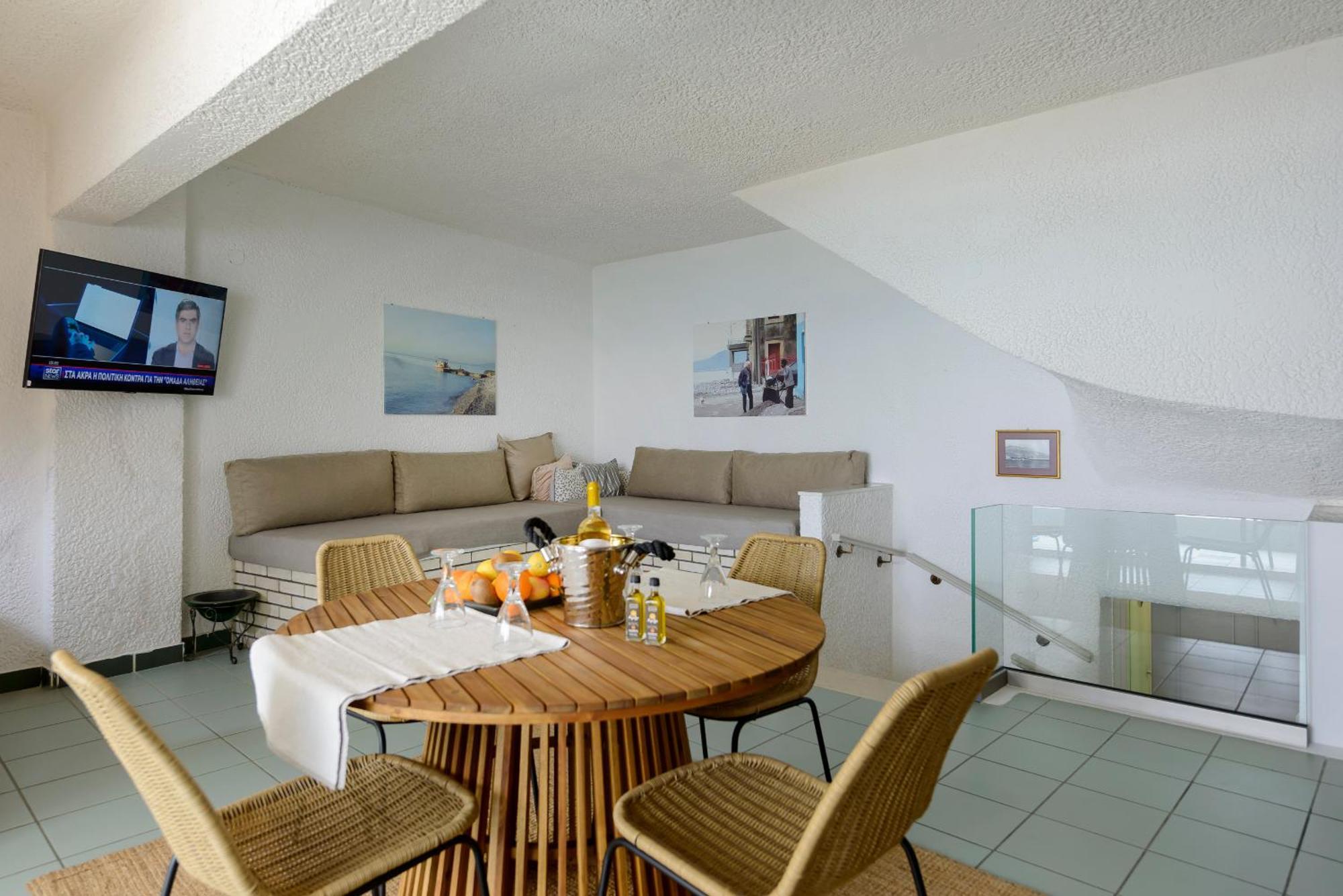 Agali 1 Mesonet In Front Of The Sea Apartment Akrogiali ภายนอก รูปภาพ